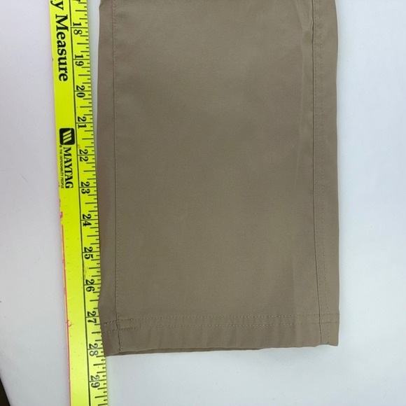 Eddie Bauer Rainier Tech Pant Mens 32x29‎ (34x28) Khaki Outdoor Cargo Zip PockeT - Picture 12 of 12